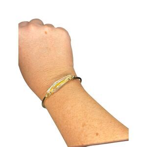 Kendra Scott pink stone gold cuff